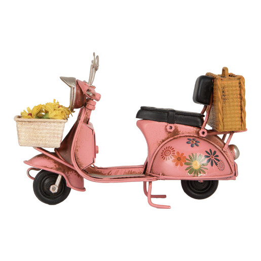Macheta Scuter metal multicolor 12x6x8 cm