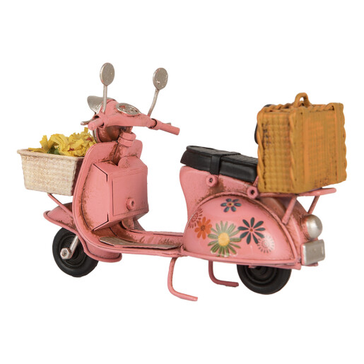 Macheta Scuter metal multicolor 12x6x8 cm