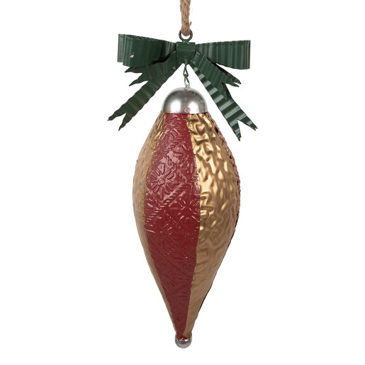 Ornament brad Craciun metal 15x12x36 cm