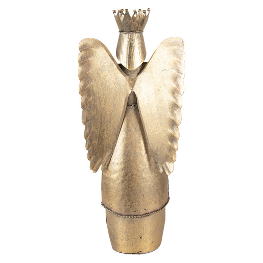 Figurina Inger metal auriu 17x10x39 cm