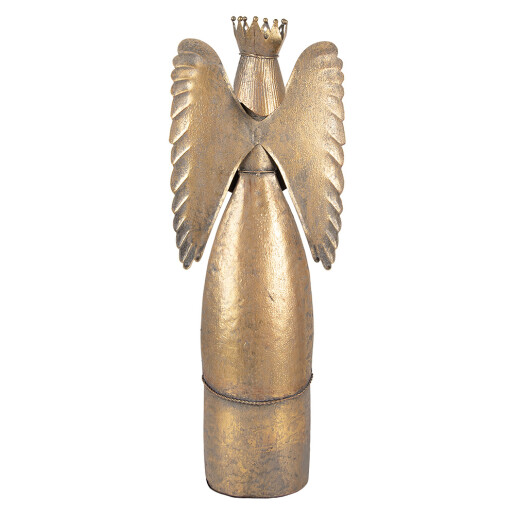 Figurina Inger metal auriu 17x10x46 cm