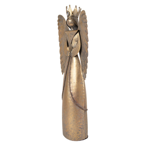Figurina Inger metal auriu 17x10x46 cm