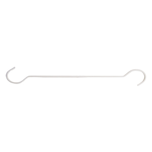 Cuier metal alb 30x6x1 cm