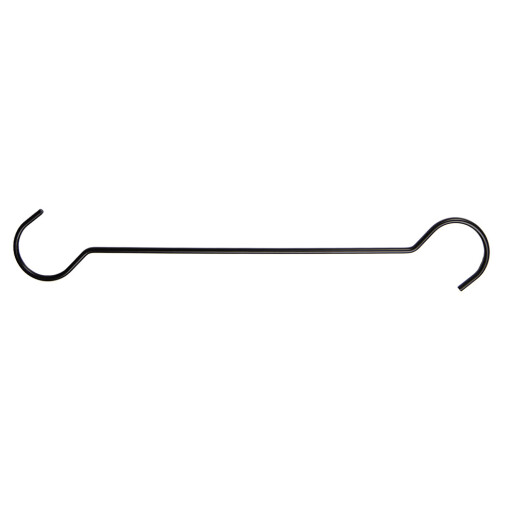 Cuier metal negru 50x6x1 cm