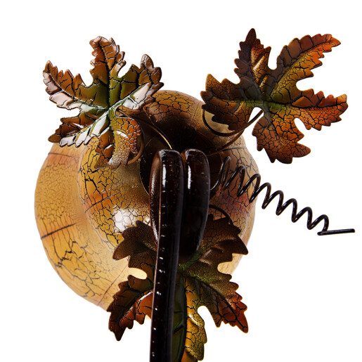 Dovleac decorativ metal portocaliu maro Ø 28x47 cm