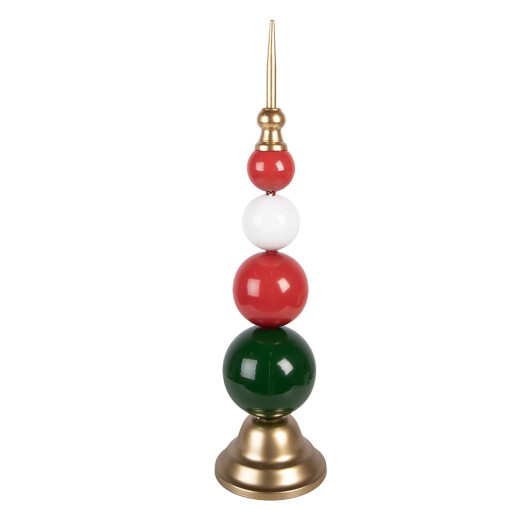 Decoratiune Craciun metal multicolor Ø 12x48 cm