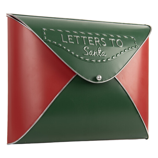 Cutie Postala Craciun metal multicolor 33x9x27 cm