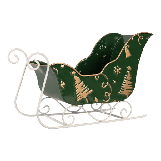 Sanie Craciun metal multicolor 35x15x23 cm