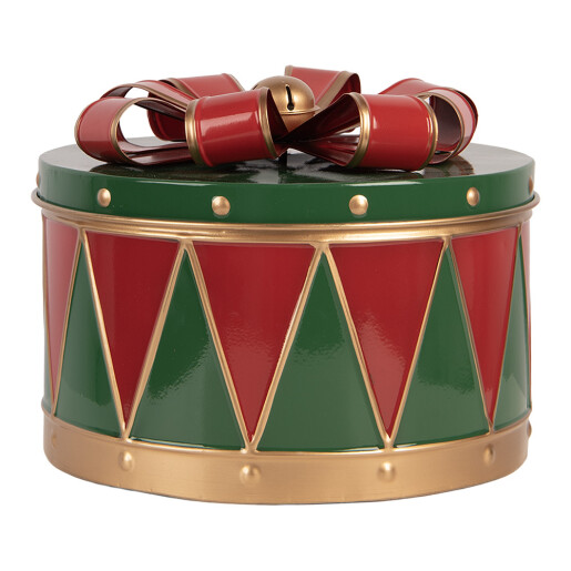 Set 3 decoratiuni Craciun Cadouri metal multicolor (3) Ø 31x24 / Ø 26x20 / Ø 20x15 cm