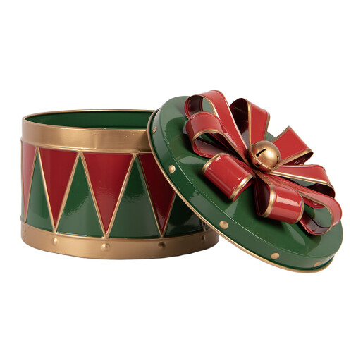 Set 3 decoratiuni Craciun Cadouri metal multicolor (3) Ø 31x24 / Ø 26x20 / Ø 20x15 cm