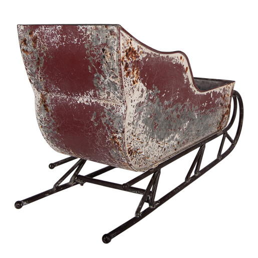 Sanie Craciun metal multicolor vintage 51x23x30 cm