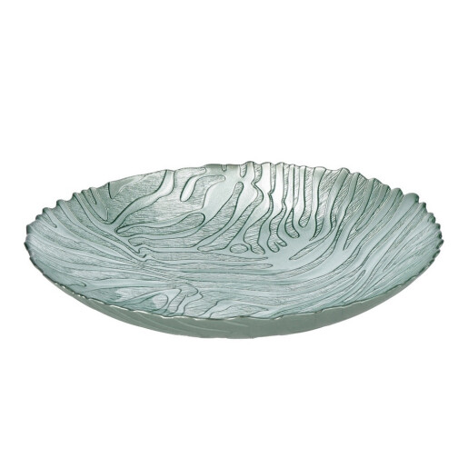 Bol sticla verde 40 x 8 cm