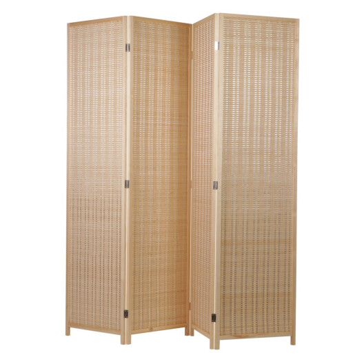 Paravan decorativ bambus natur 200 x 180 cm
