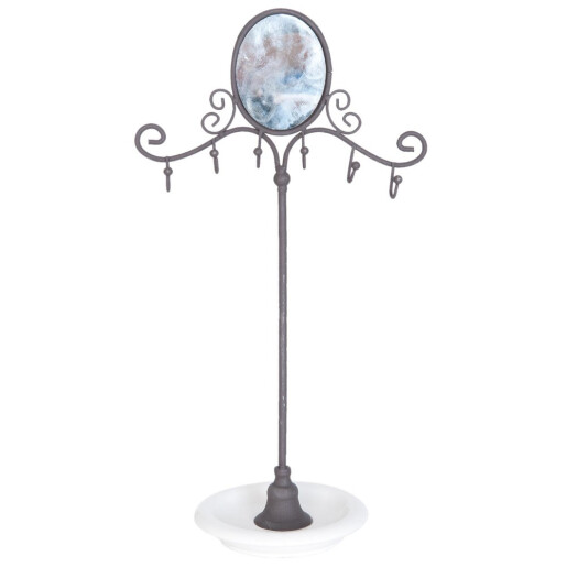Suport bijuterii fier forjat Elegance 37x27 cm