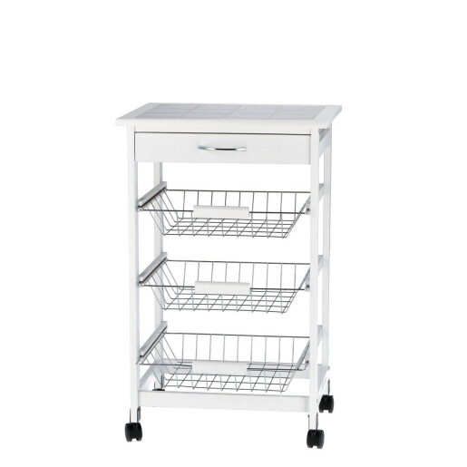 Carucior servire mdf ceramica 47 x 37 x 76 cm