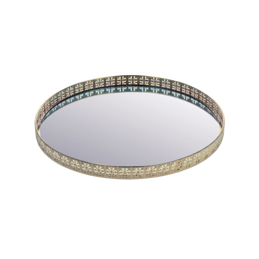  Tava decorativa metal auriu 35 cm