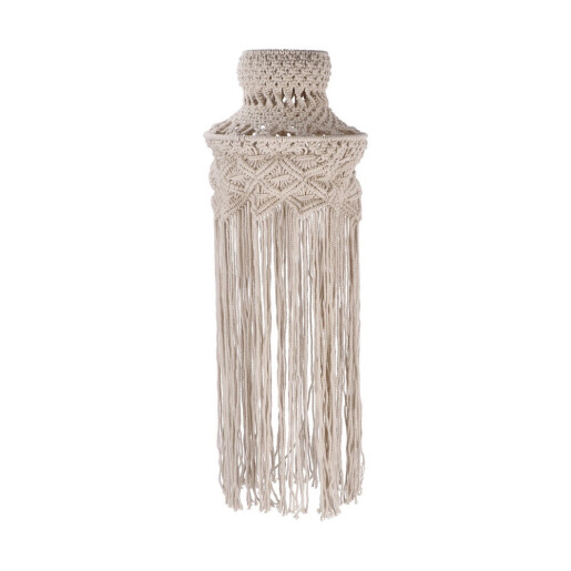 Abajur lustra bumbac natur  30 x 90 cm, E27