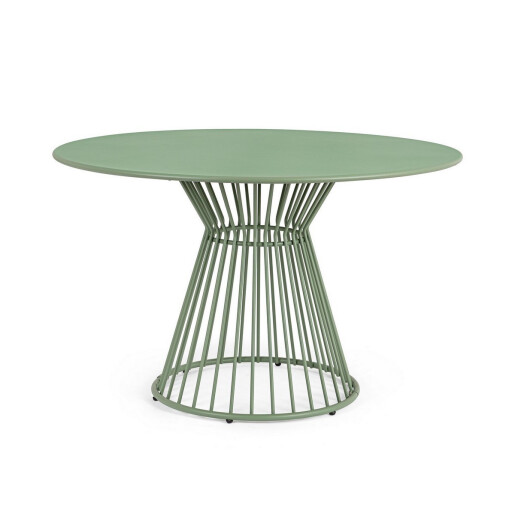 Masa otel verde Austin Ø120x75h