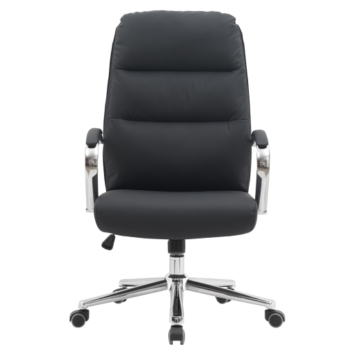 Scaun birou negru crom Admon 58x65x102/108 cm