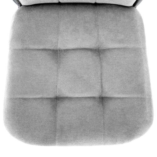 Scaun tesatura gri metal Adora 46x56x99 cm