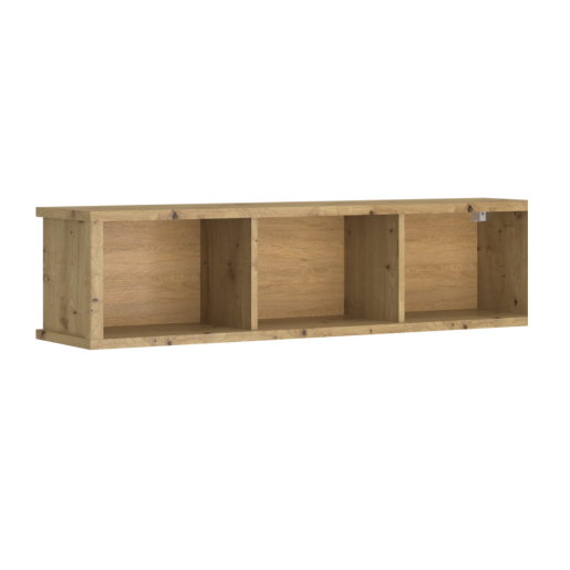 Raft suspendat PAL stejar artisan Airon 125.4x29.5x30.4 cm