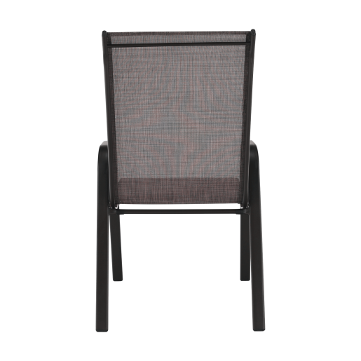 Scaun gradina maro Aldera 54x72x96 cm