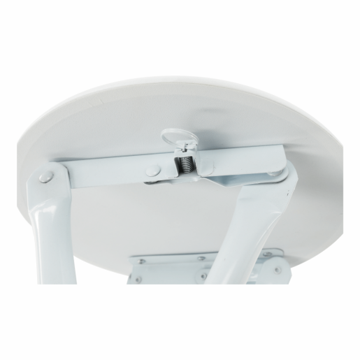 Scaun pliabil metal mdf alb Amadeo 30x47 cm