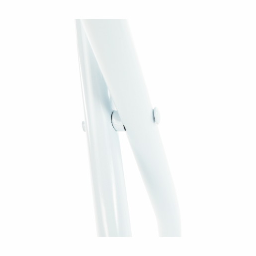 Scaun pliabil metal mdf alb Amadeo 30x47 cm