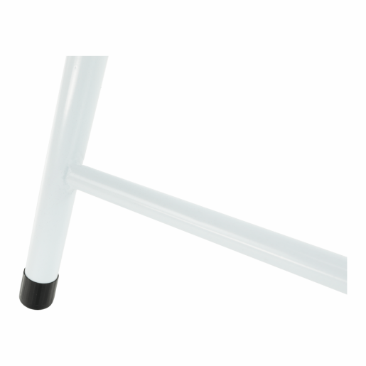 Scaun pliabil metal mdf alb Amadeo 30x47 cm