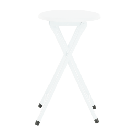 Scaun pliabil metal mdf alb Amadeo 30x47 cm