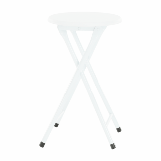 Scaun pliabil metal mdf alb Amadeo 30x47 cm