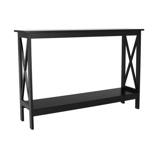 Consola mdf negru Apolos 120x30x80 cm 