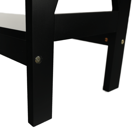 Consola mdf negru Apolos 120x30x80 cm 