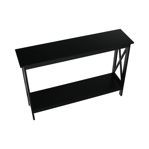 Consola mdf negru Apolos 120x30x80 cm 