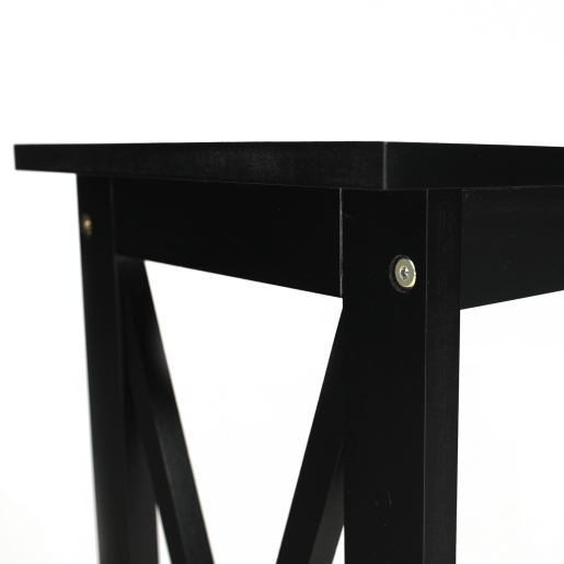 Consola mdf negru Apolos 120x30x80 cm 