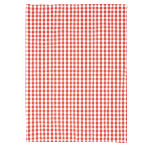 Prosop bucatarie bumbac alb rosu 50x70 cm