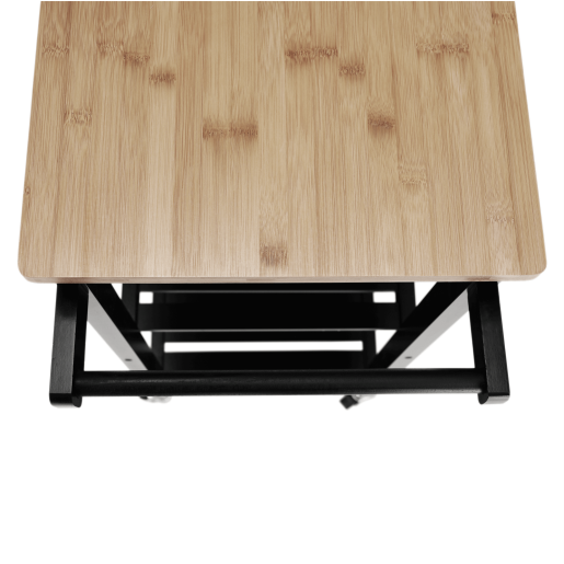 Carucior servire natur negru Arete 58.5x40x85.5 cm 