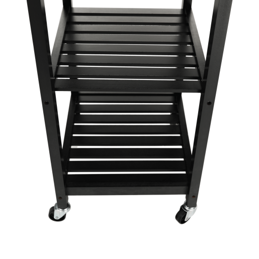 Carucior servire natur negru Arete 58.5x40x85.5 cm 
