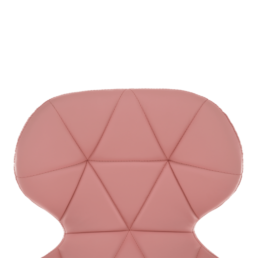 Scaun birou roz crom Argus 47x56x84 cm