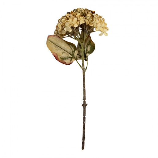 Hortensie artificiala galbena verde 15x15x47 cm