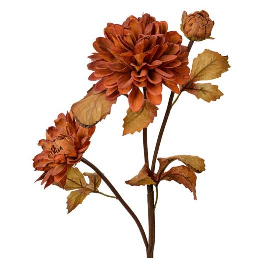 Floare artificiala maro 10x10x66 cm