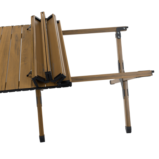 Masa pliabila otel maro Artur 120x60x47.5 cm