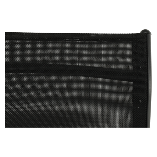 Sezlong de gradina reglabil negru gri Atreo 64x161x100 cm 