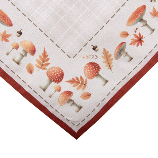 Fata masa bumbac multicolor Ciupercute 100x100 cm