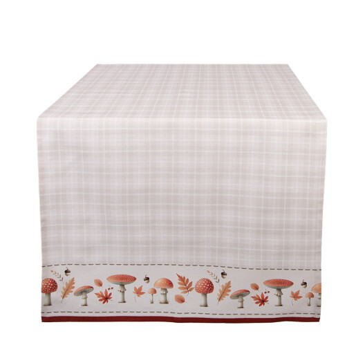 Traversa masa bumbac multicolor Ciupercute 50x140 cm