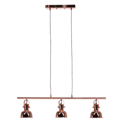 Lustra stil retro metal roz auriu Avier 76.5x10.5x113.7 cm 