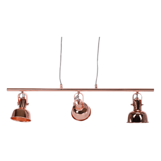 Lustra stil retro metal roz auriu Avier 76.5x10.5x113.7 cm 