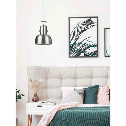 Lustra stil retro nichel mat Avier 16.5x16.5x120 cm 