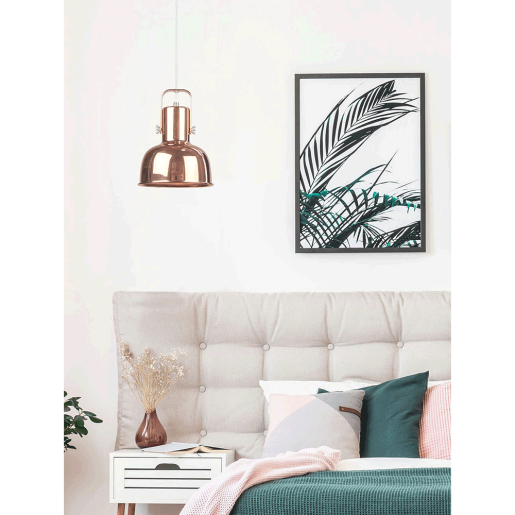 Lustra stil retro metal roz auriu Avier 16.5x16.5x120 cm 