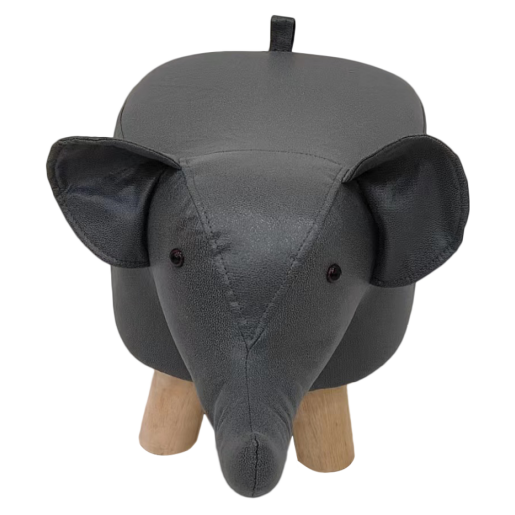 Taburet in forma de Elefant gri natur Balbo 51x26x28 cm 